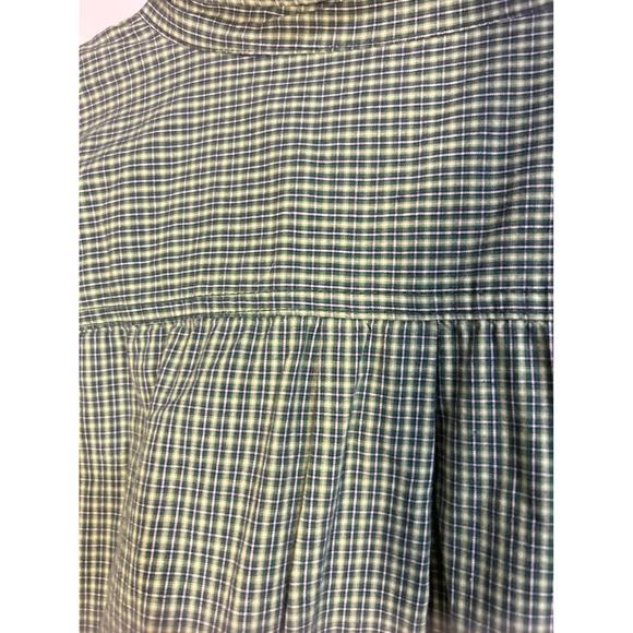 Old Navy Mens XL Green Plaid Button‎ Down Short Sleeve Shirt Casual Top - Picture 3 of 4